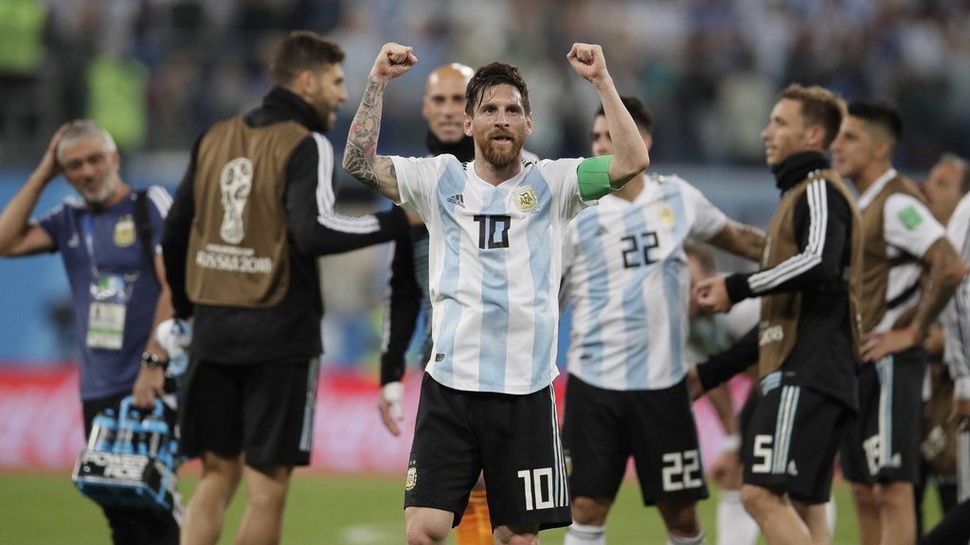 Argentina Lolos ke 16 Besar Bukan Hanya karena Messi