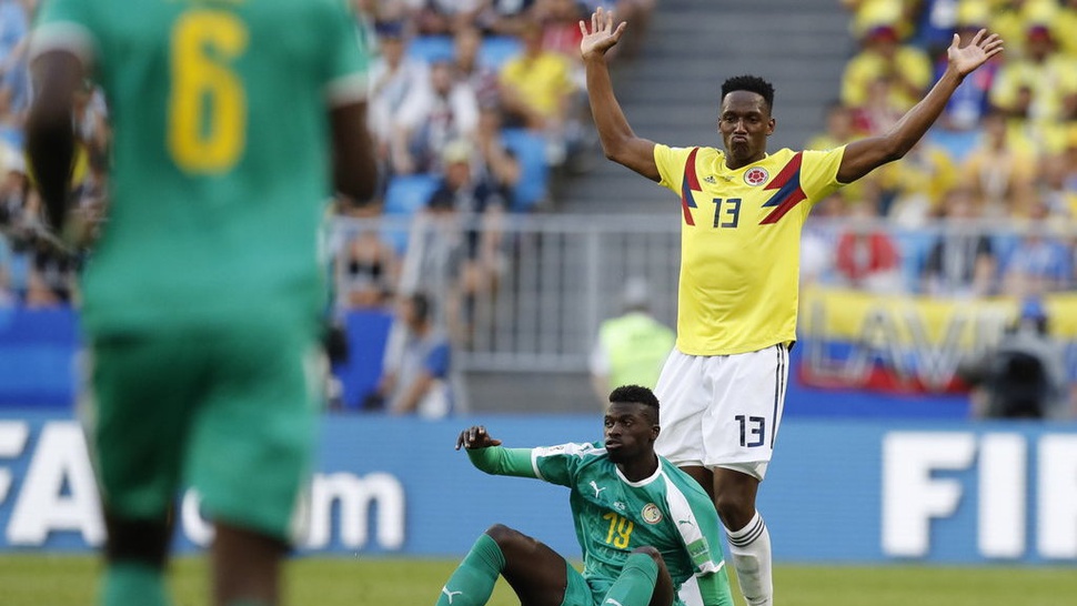 Hasil Kolombia vs Senegal Skor 1-0: Yerry Mina Sang Bintang Dadakan