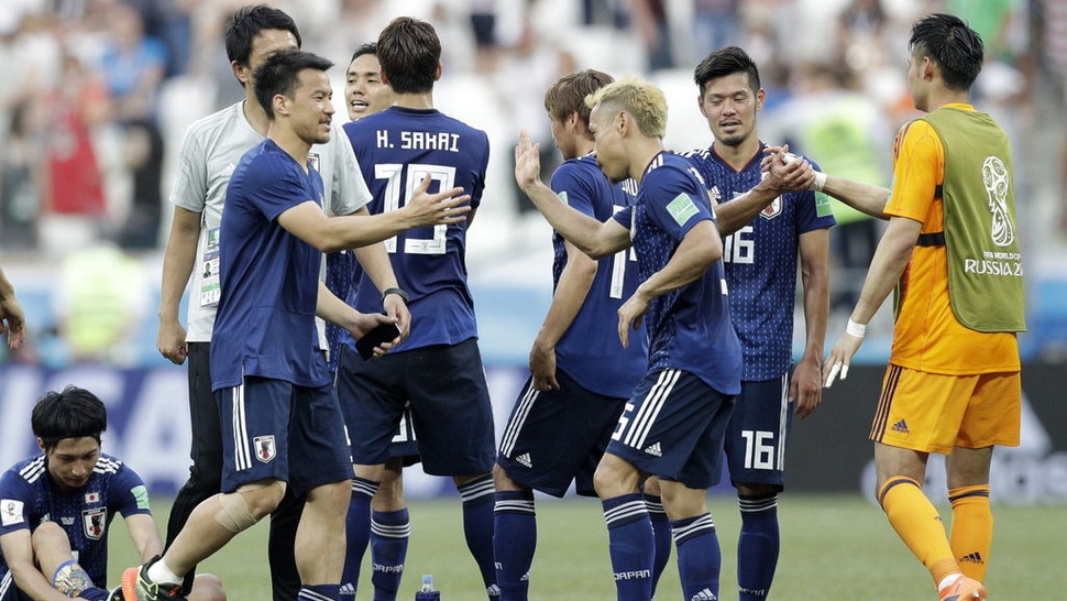 Jepang Akui Manfaatkan Senegal vs Kolombia untuk Lolos Fase Grup