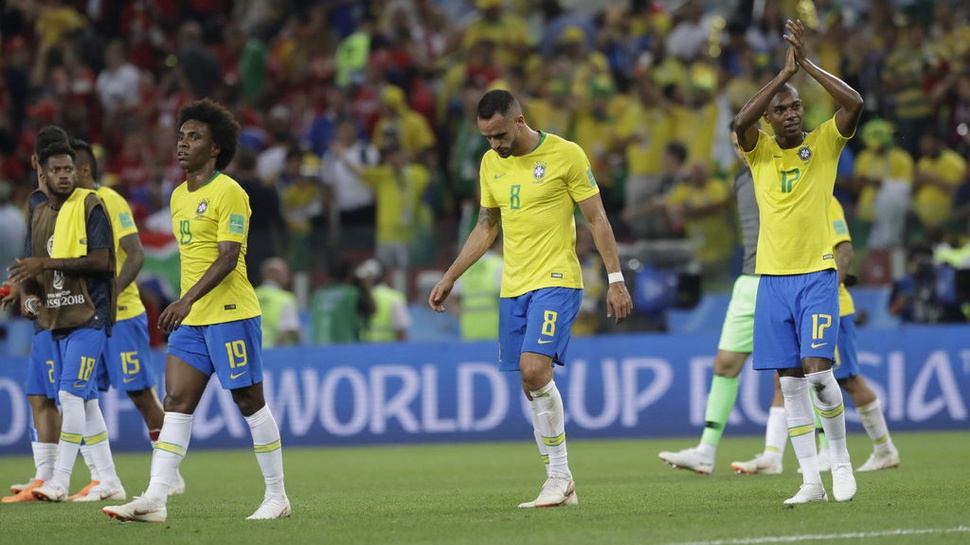 Brasil 13 Kali Beruntun Lolos dari Fase Grup Piala Dunia Sejak 1970