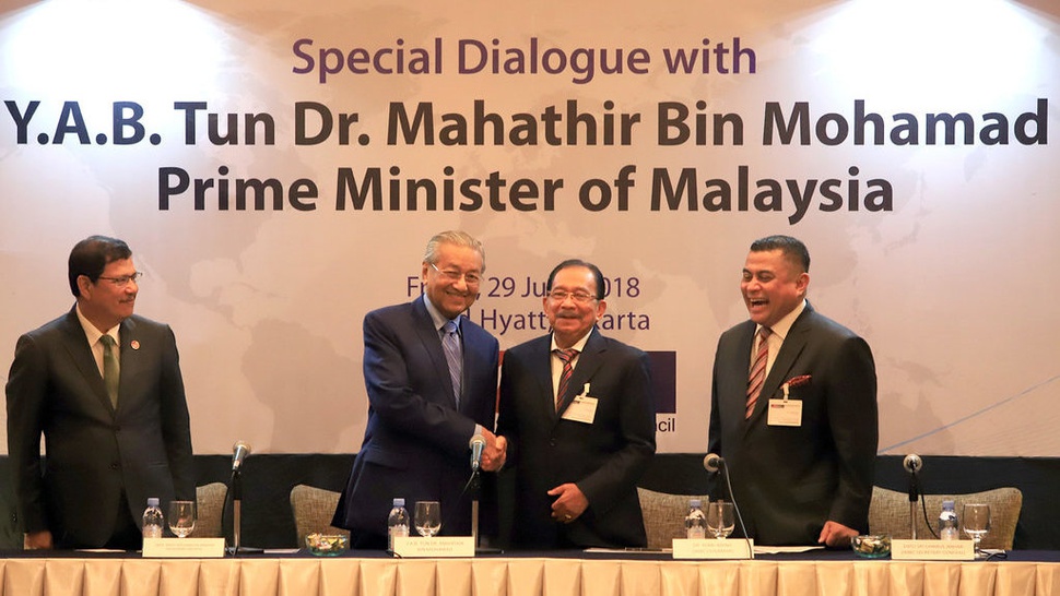 Mahathir Mohammad Hadiri Dialog  IMBC di Jakarta