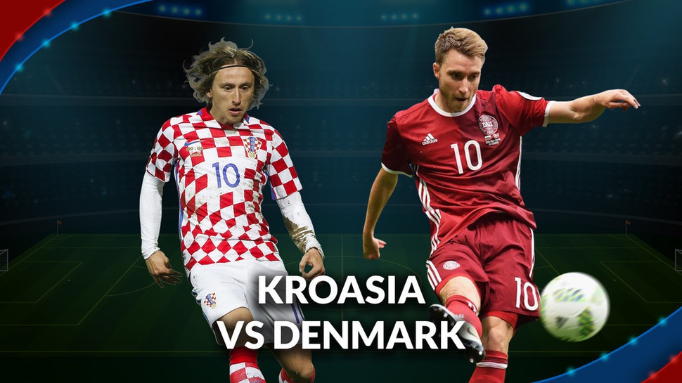 Live Streaming, Jadwal Siaran TV, Prediksi Kroasia vs Denmark