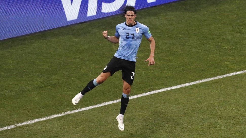 Rekor Tak Kebobolan Uruguay di Piala Dunia 2018 Terhenti