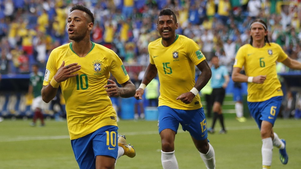 Skuad Brasil di Pra Piala Dunia 2022: Coutinho In, Neymar Kapten?