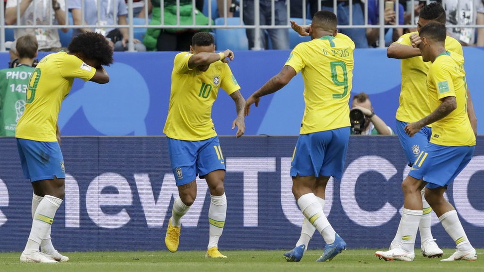 Hasil Arab Saudi vs Brasil Babak 1 Skor 0-1, Gol Gabriel Jesus