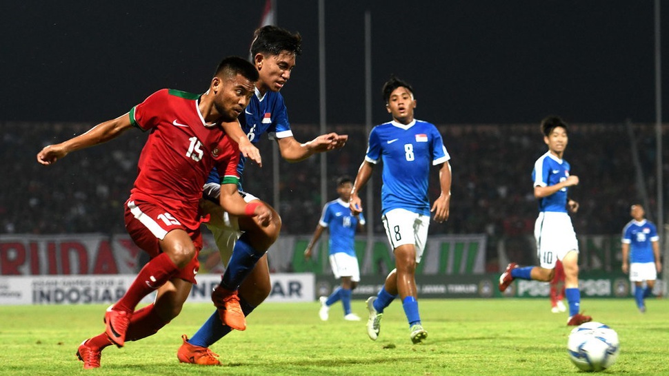 Hasil Timnas U-19 Indonesia vs Thailand Skor Babak Pertama 0-1