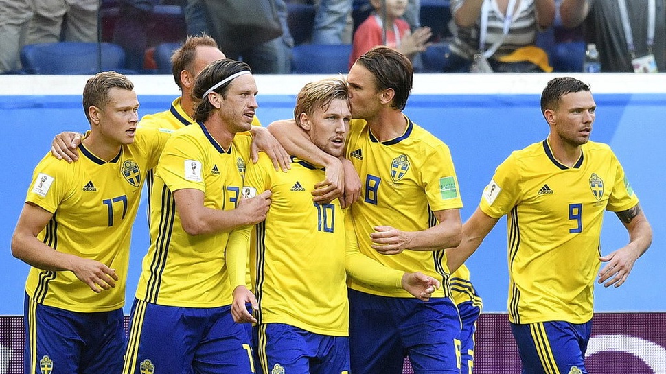 Hasil Piala Dunia, Swedia Lolos Singkirkan Swiss 1-0