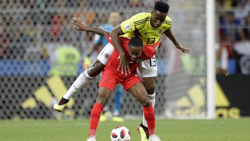 Hasil Kolombia vs Inggris Skor Sementara 0-0