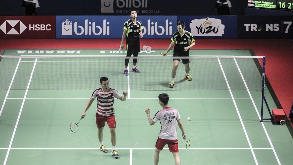 Indonesia Open 2018: Marcus/Kevin Menang Mudah Atas Ganda Malaysia