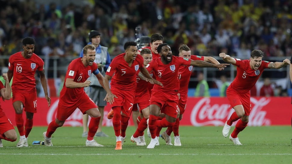 Rangkuman Perjalanan Inggris Menuju Semifinal Piala Dunia 2018