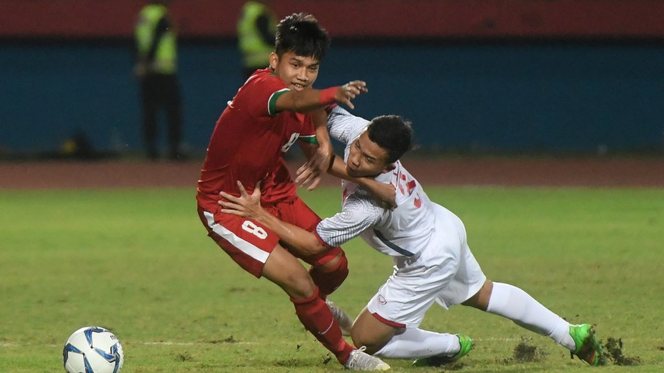 Hasil Timnas U-19 Indonesia vs Thailand: Berbalas Gol di Babak 1