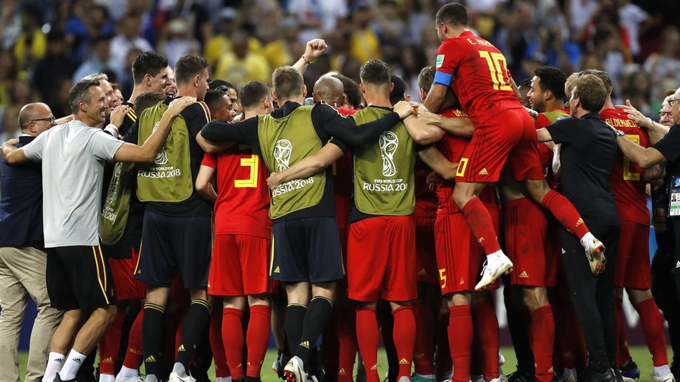 Rangkuman Perjalanan Belgia Menuju Semifinal Piala Dunia 2018