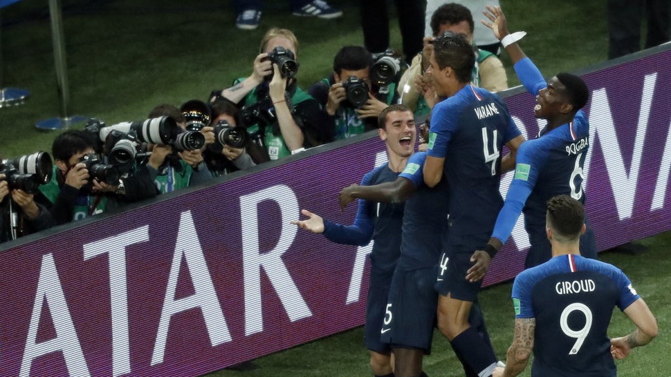 Perancis Lolos ke Final! Berpeluang Ulangi Sukses Piala Dunia 1998
