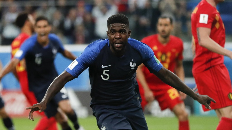 Hasil Semifinal Piala Dunia 2018: Perancis vs Belgia Skor Akhir 1-0