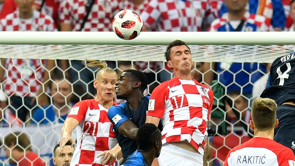Perancis Juara Piala Dunia, Gol Bunuh Diri Mandzukic Ukir Sejarah
