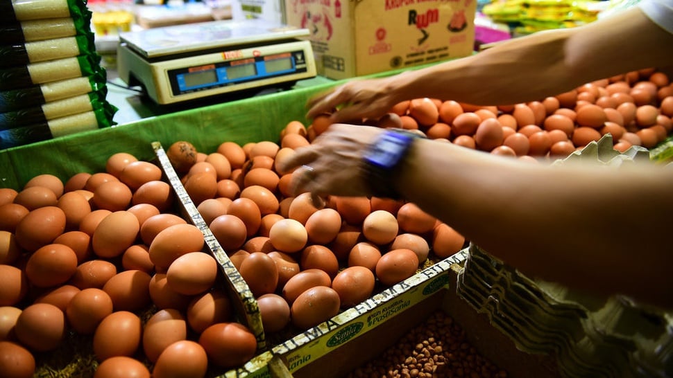 Kementan Operasi Pasar di 7 Lokasi untuk Tekan Harga Telur di DKI