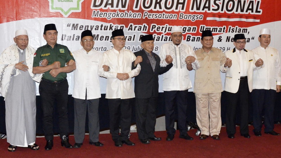 GNPF-Ulama Dukung Prabowo jadi Calon Presiden, Gerindra Senang