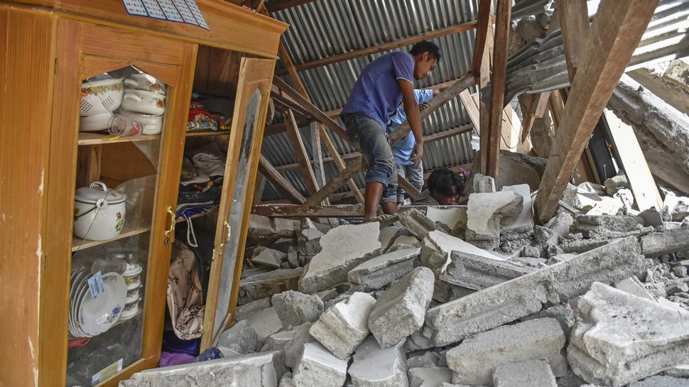 Gempa Susulan di Lombok Hingga Senin Pagi Terjadi Sebanyak 280 Kali