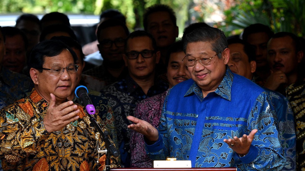 Usai Deklarasi Kubu Prabowo & Jokowi, Demokrat Belum Tentukan Sikap