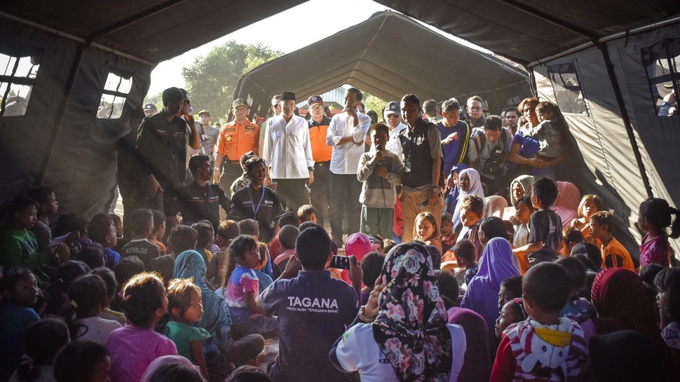TNI Beri Bantuan Rumah Sakit Lapangan Bagi Korban Gempa Lombok
