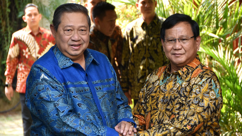 SBY Bakal Jadi Mentor Prabowo di Pilpres 2019