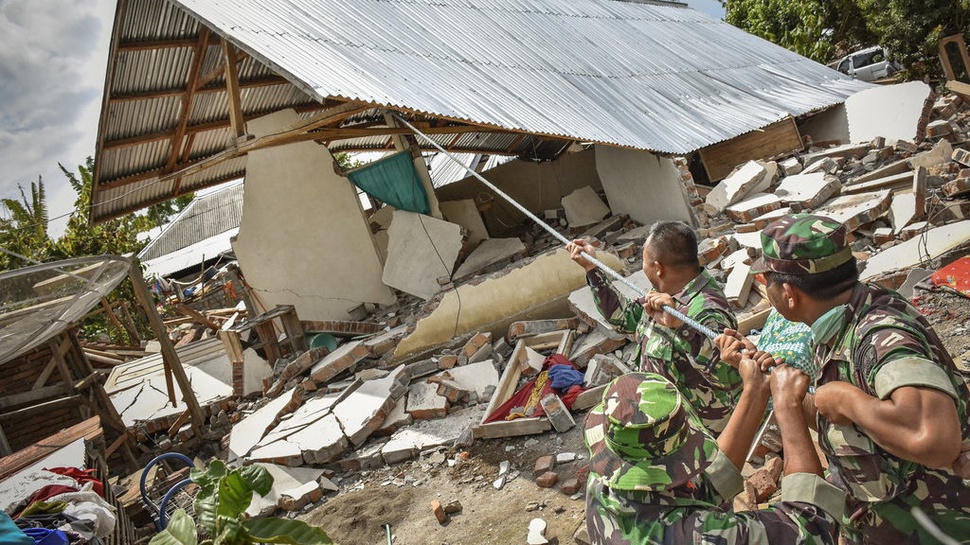 Korban Tewas Gempa Lombok Bertambah Jadi 20 Orang