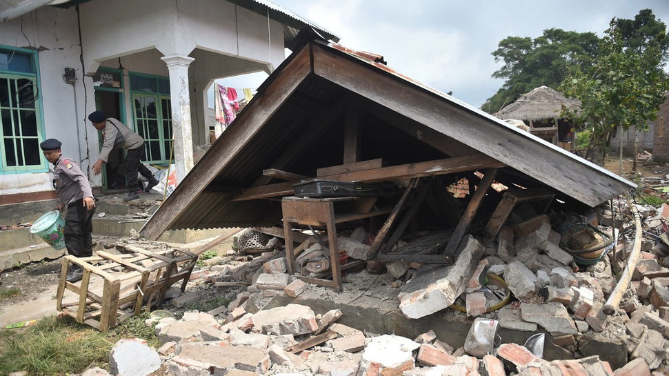 Lombok Diguncang Gempa 7.0 SR, BMKG: Tsunami Sudah Terdeteksi