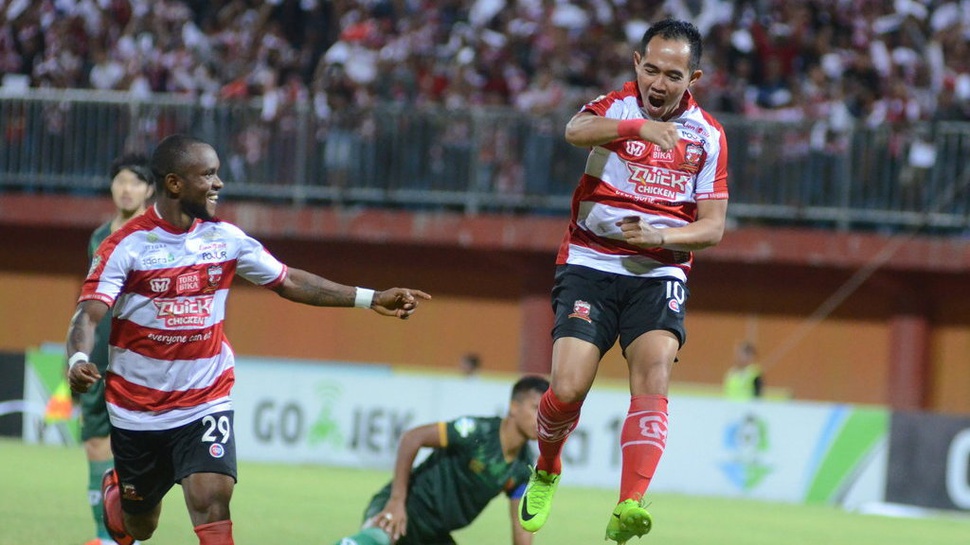 Klasemen Terbaru Liga 1 per 11 Agustus: Madura United Peringkat Dua
