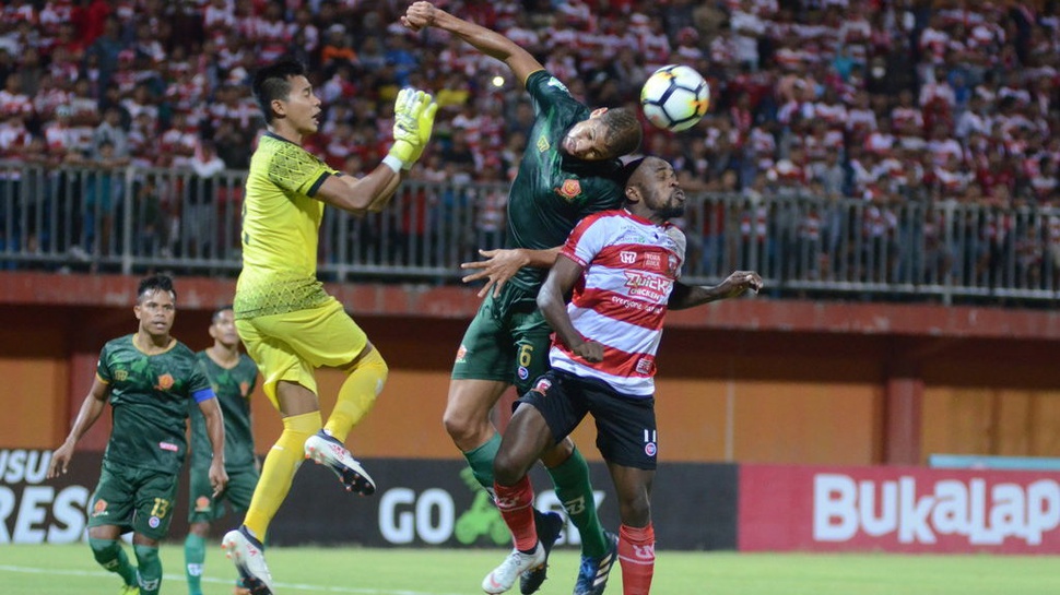 Hasil Gojek Liga 1: Sriwijaya FC vs Madura United Skor Akhir 1-2