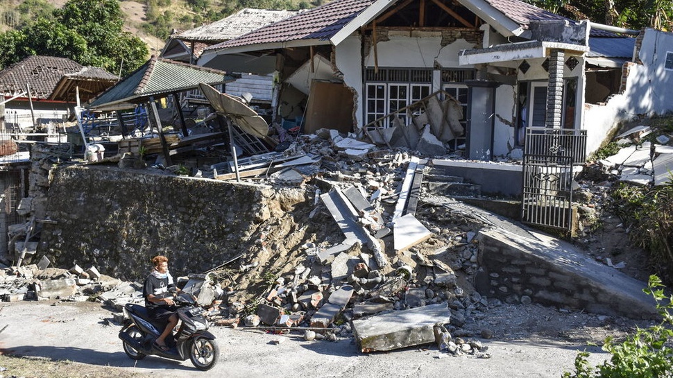 Gempa Lombok: BNPB Taksir Kerugian Lebih dari 1 Triliun Rupiah