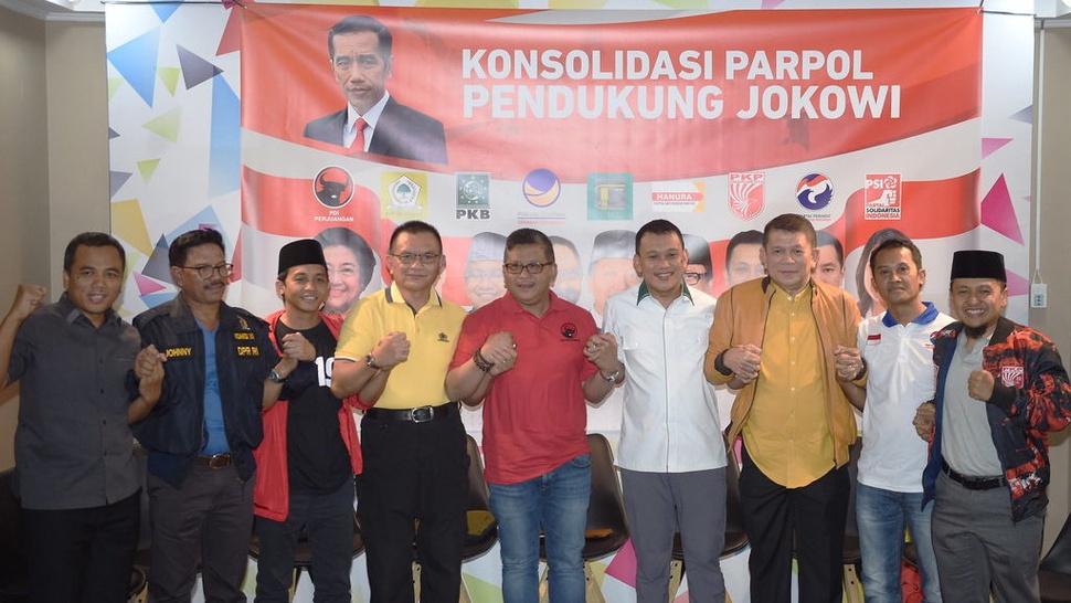 Parpol Pendukung Jokowi Pakai Nama 'Koalisi Indonesia Kerja'