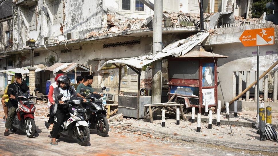 Gempa Susulan di Lombok Hingga 10 Agustus Pagi Terjadi 451 Kali