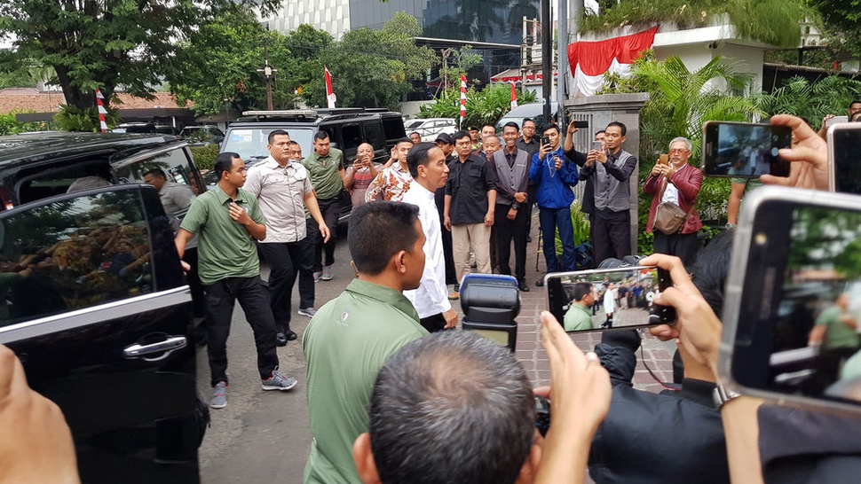 Ketua Partai Koalisi Jokowi Sudah Berkumpul di Plataran Menteng
