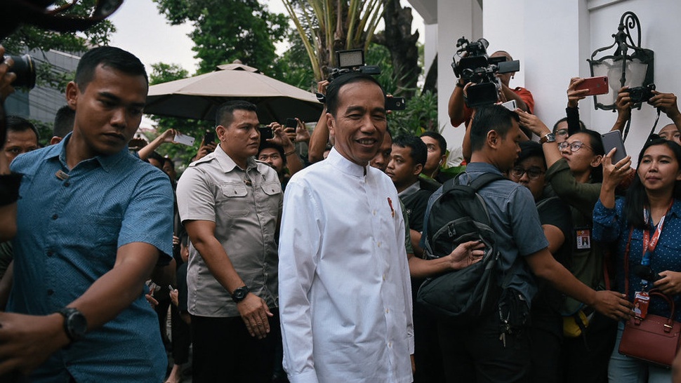 Jokowi Sebut Duetnya dengan Cawapres Maruf Amin Saling Melengkapi 