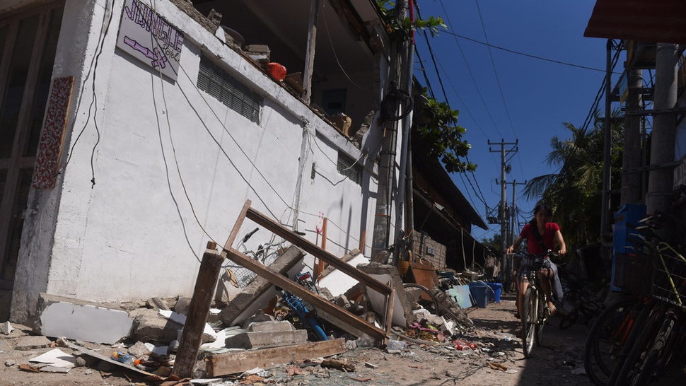 Gempa Susulan 5 SR Tiga Kali Guncang Lombok Senin Dini Hari