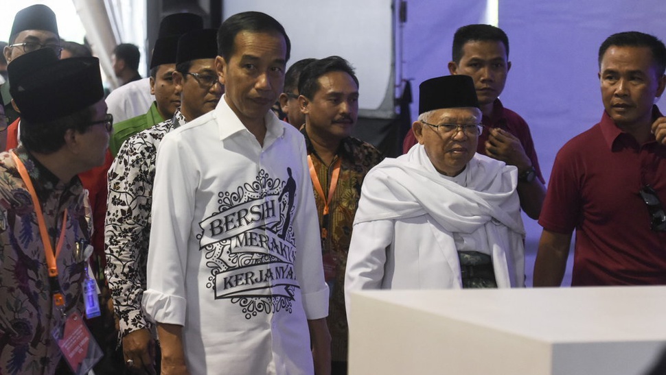 Jokowi Yakin Ma'ruf Amin Paham Masalah Ekonomi Indonesia 