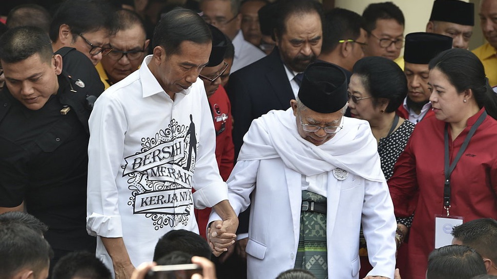 Jokowi-Ma'ruf Menutup Kampanye di Banten Dengan Pawai Kebudayaan