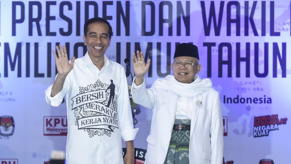 Jokowi & Ma'ruf Amin Akan Berangkat ke KPU dari Istana Merdeka