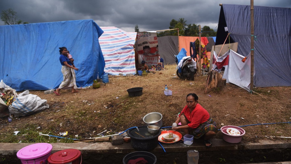 Dampak Gempa Lombok per 12 Agustus: 387 Ribu Warga Masih Mengungsi