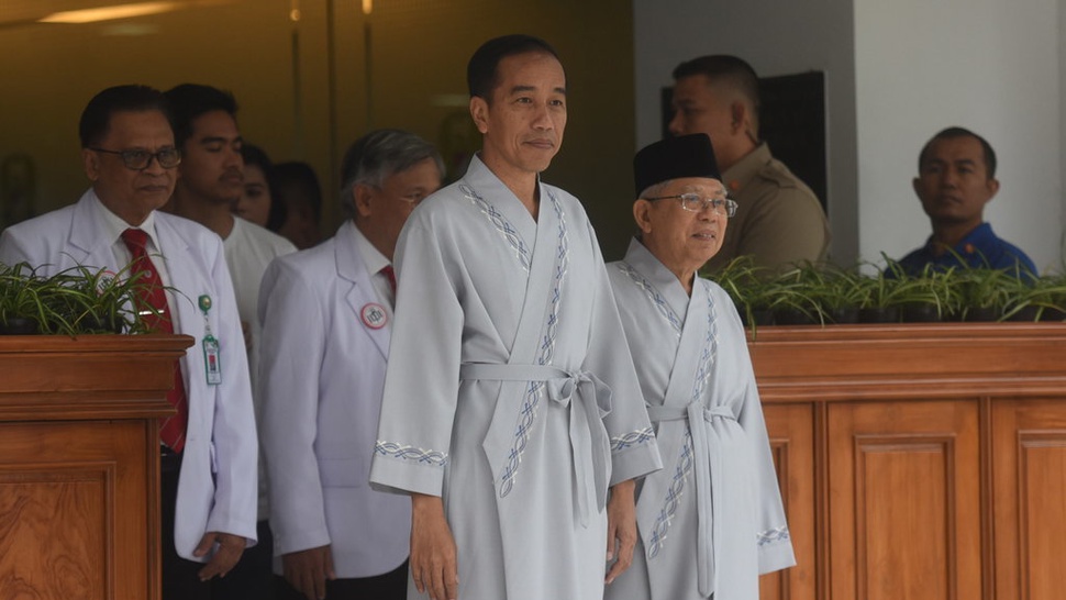 Jokowi dan Maruf Amin Jalani Tes Kesehatan Selama 12 Jam 