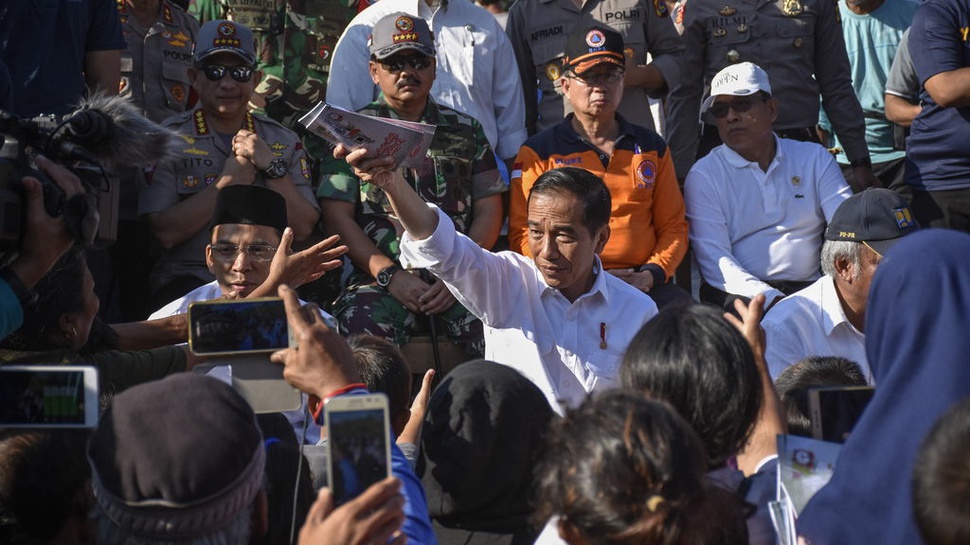 Jokowi Siapkan Inpres Soal Penanganan Gempa Lombok NTB 