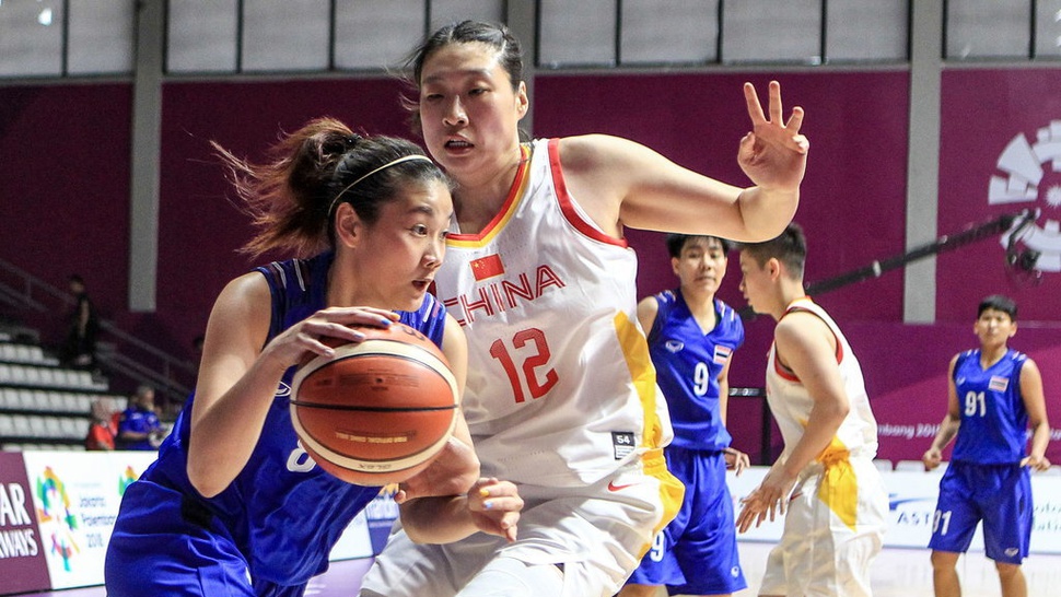 Hasil Basket Putri Asian Games 2018: Cina Kalahkan Thailand