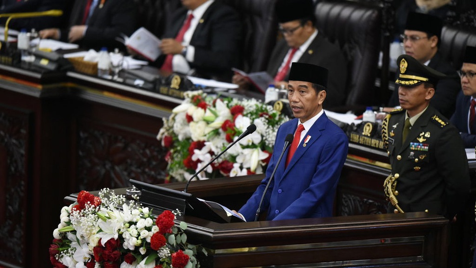 Pidato Kenegaraan, Jokowi Jelaskan Salah Paham Proyek Infrastruktur