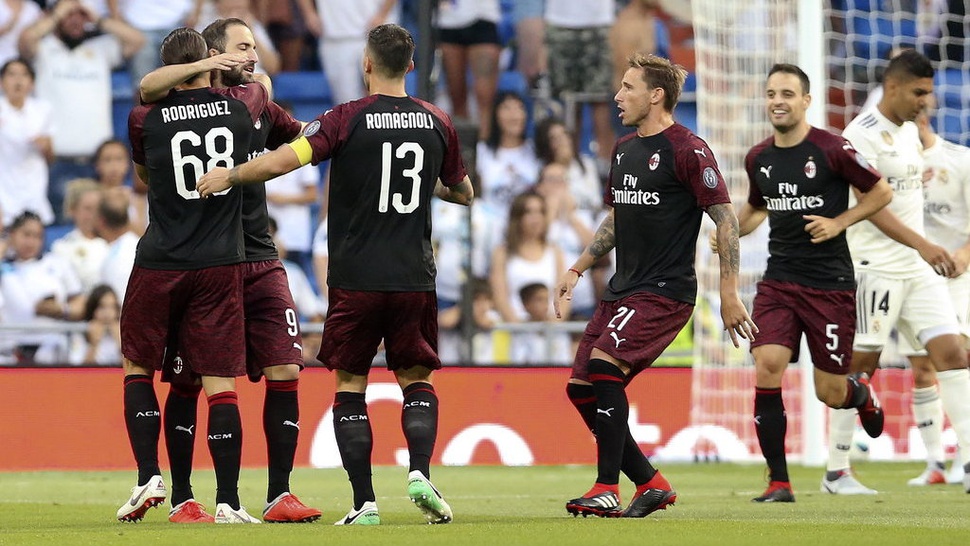 Hasil AC Milan vs AS Roma Skor Akhir 2-1: Andil Penting Higuain
