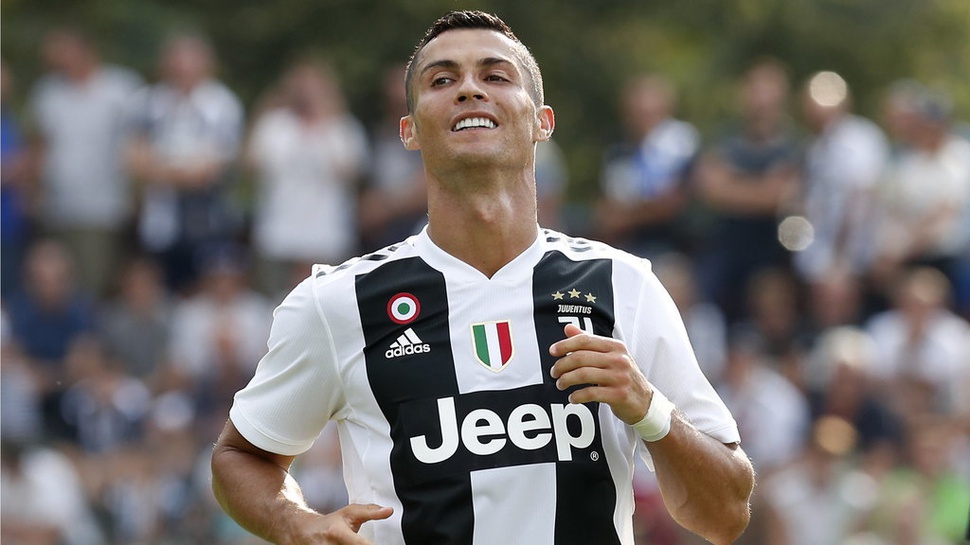 Hasil Juventus vs SPAL Skor Babak Pertama 1-0, Gol Ronaldo