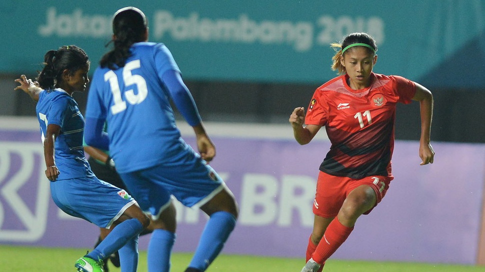 Hasil Timnas Putri Indonesia vs Korea Selatan Babak 1 Skor 0-5