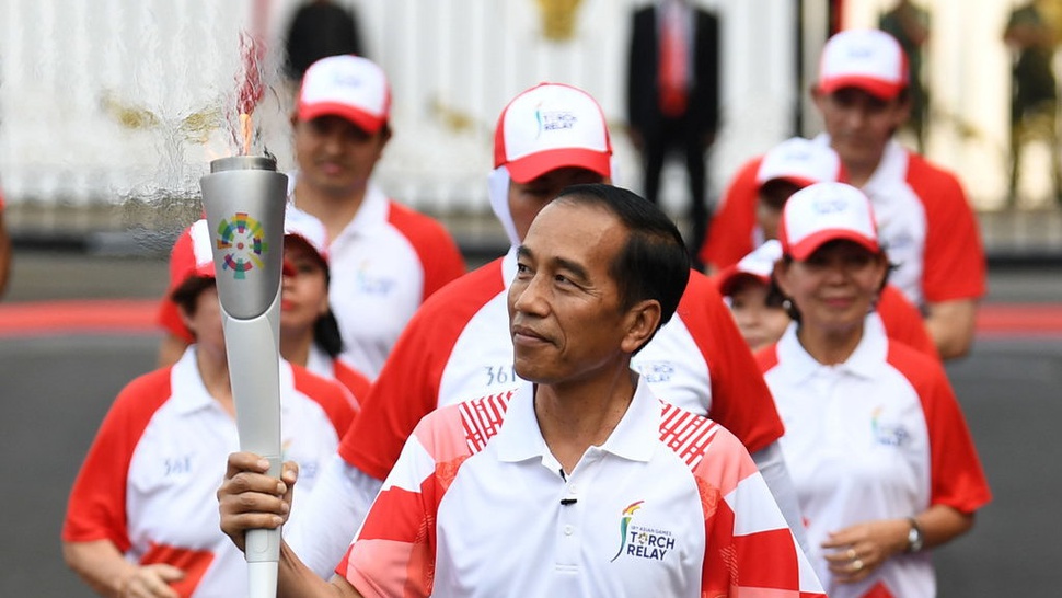 Asian Games 2018: Jokowi Tonton Penampilan Wushu Lindswell Kwok