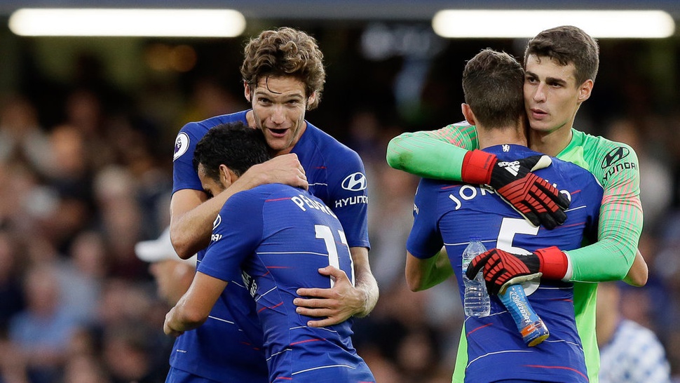 Hasil Vidi vs Chelsea Giroud Bawa The Blues Tak Terkalahkan di Grup