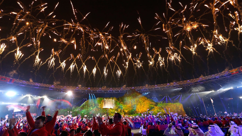 Kemeriahan Upacara Pembukaan Asian Games 2018