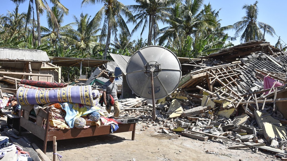 Pemerintah Mulai Bangun Rumah yang Rusak Akibat Gempa Lombok 